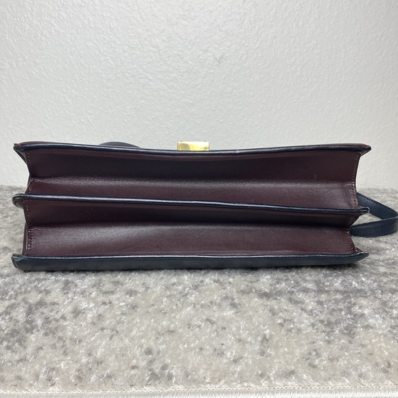 Celine Bicolor Calfskin Leather Medium Case Bag - Picture 9 of 15